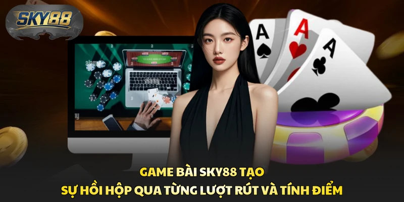 Game bài Sky88 tạo sự hồi hộp qua từng lượt rút và tính điểm